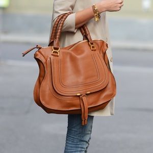 🚫SOLD🚫 Chloe Marcie Large Leather Satchel Bag